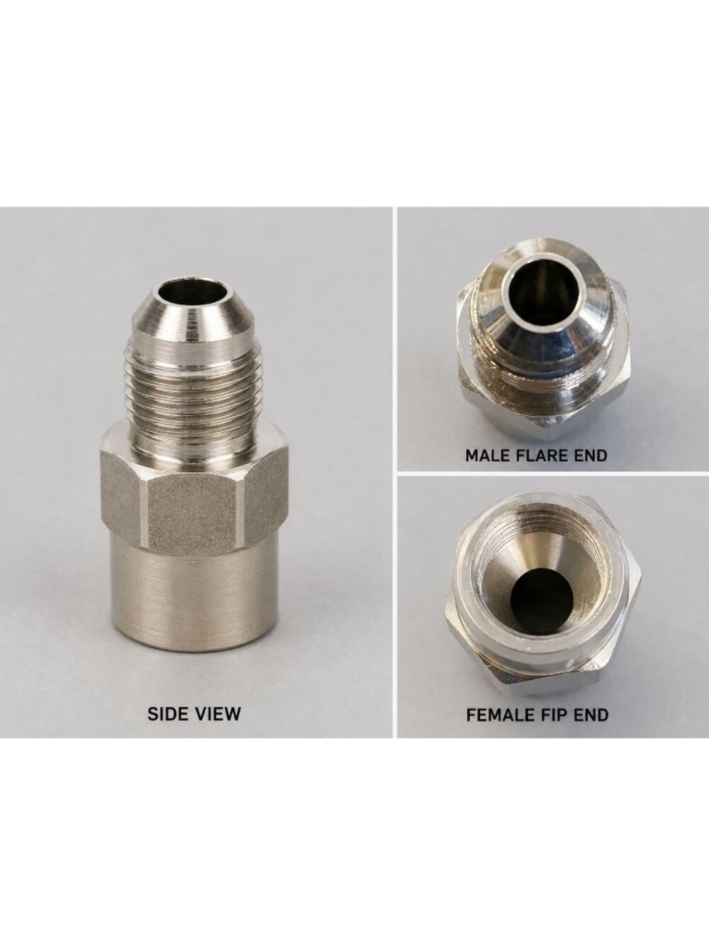 Eastman 65702B 3/8" OD Flare x 3/8" FIP Gas Fitting Adapter Connector